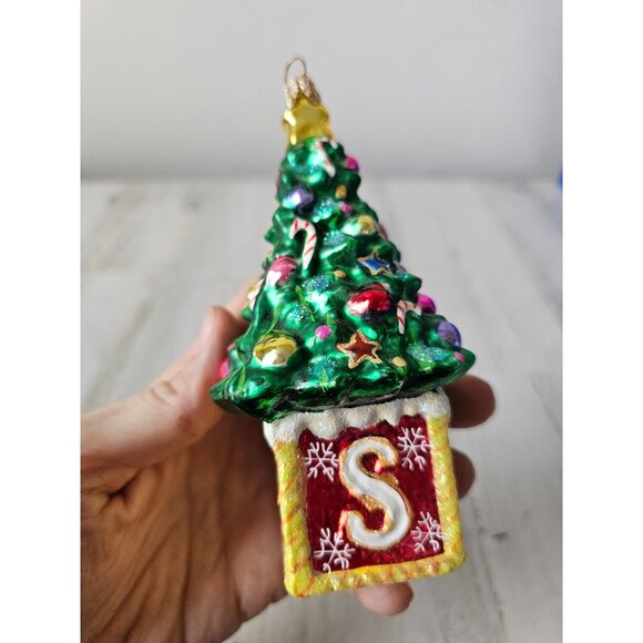 Radko Tannenbaum Snow tree vintage ornament Xmas tree - Picture 3 of 10
